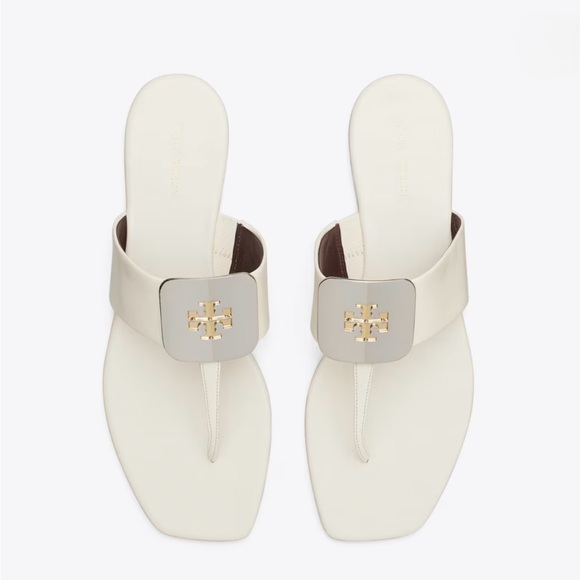 Tory Burch GEORGIA SANDAL in Light cream size 6